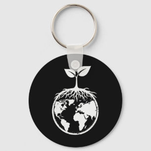 Earth Day Every Day Plant More Trees Save Our Clim Key Ring