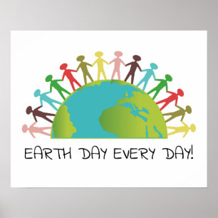 Earth Day Every Day Poster