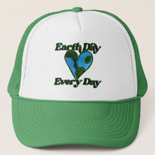 Earth Day Every Day Protect the Planet Trucker Hat