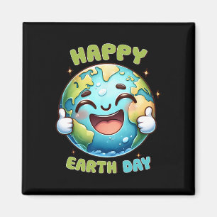 Earth Day Every Day Retro Vintage Men Women Kids N Magnet
