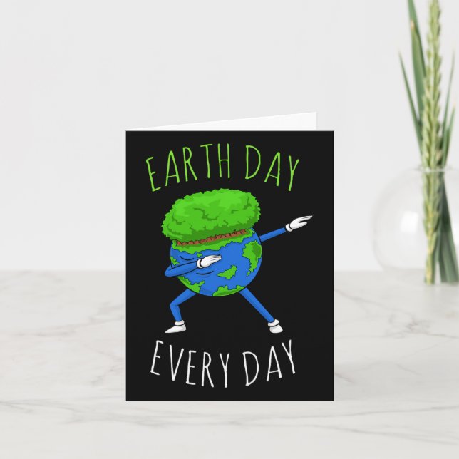 Earth Day Every Day Science Recycle Environment Gi Card (Front)