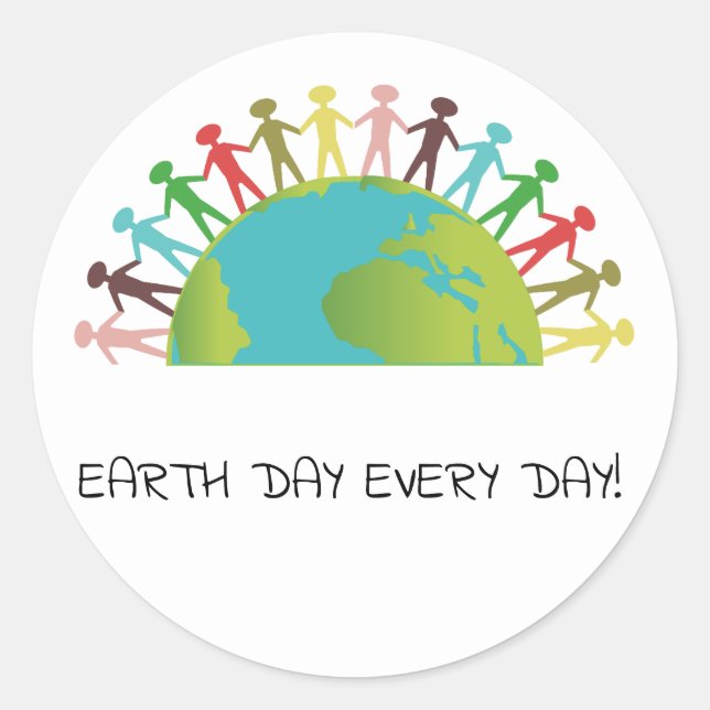 Earth Day Every Day Stickers (Front)