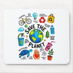 Earth Day Every Day There Is No Planet B Save The Mouse Pad