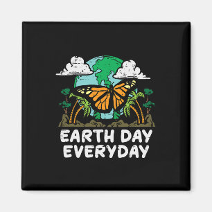 Earth Day Everyday Butterfly Cute Environment Men Magnet