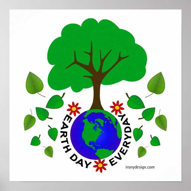Earth Day Everyday Design Poster (Front)