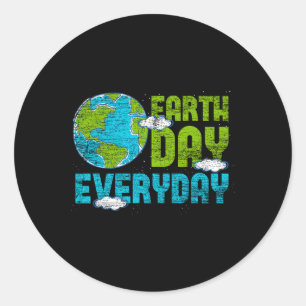 Earth Day Everyday Earth Day 2 Classic Round Sticker