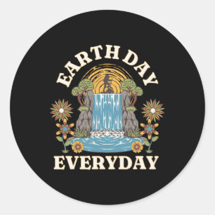 Earth Day Everyday Earth Day 6 Classic Round Sticker