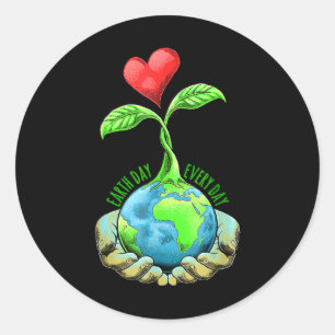 Earth Day Everyday Earth Day 7 Classic Round Sticker