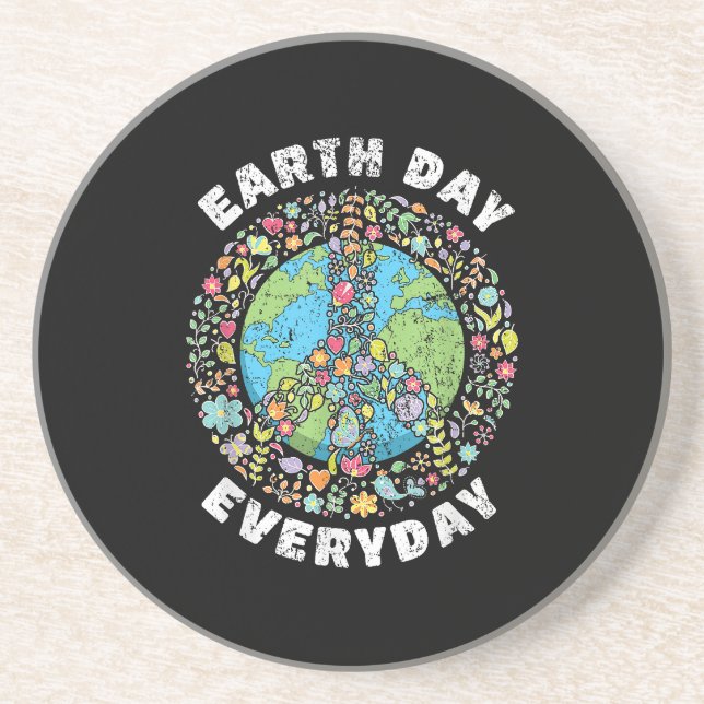 Earth Day Everyday Earth Day Coaster (Front)