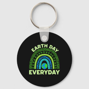 Earth Day Everyday Earth Day Environmental Rainbow Key Ring
