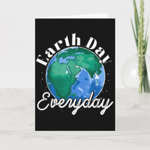 Earth Day Everyday Environmental Awareness Earth D Card