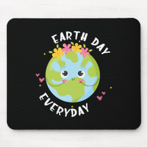 Earth Day Everyday Girl Mouse Pad