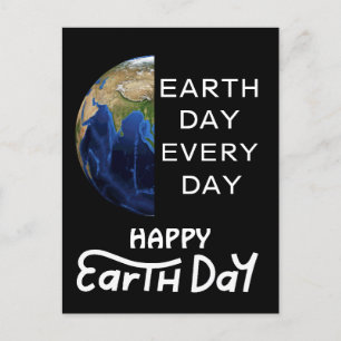 earth day everyday, go green, Save Our Planet Postcard