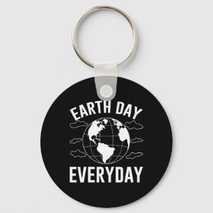 Earth Day Everyday Key Ring