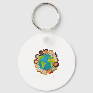 Earth Day Everyday Kids Youth Toddler Girl Environ Key Ring
