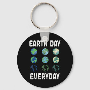 Earth Day Everyday Planet Anniversary Earth Day  Key Ring