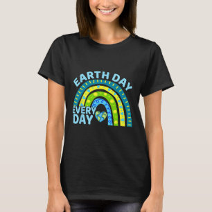 Earth Day Everyday Rainbow Design Earth Day  T-Shirt