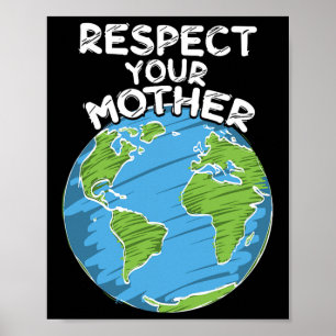 Earth Day Everyday Respect Your Mother Poster