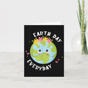 Earth-day Everyday Shirt Kids Girl Women Teacher C Card