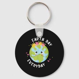 Earth-day Everyday Shirt Kids Girl Women Teacher C Key Ring