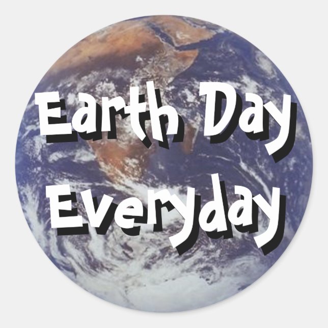 Earth Day Everyday Sticker (Front)