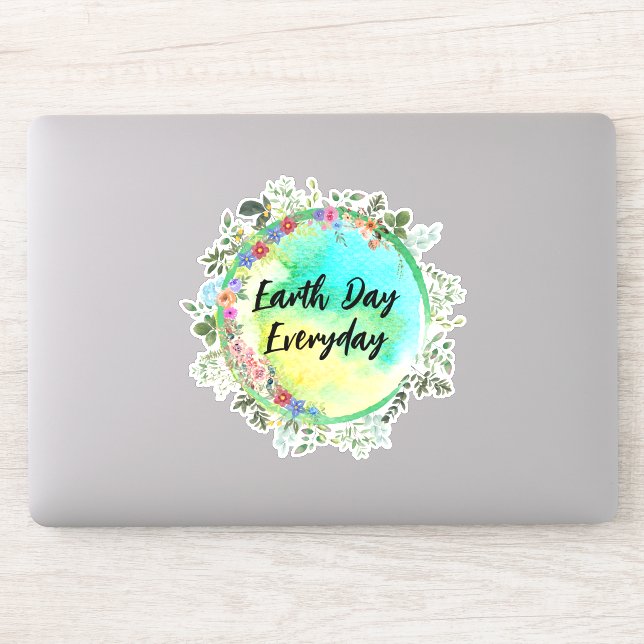 Earth Day, Everyday Sticker (Computer)