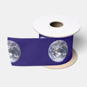 Earth Day Flag Satin Ribbon