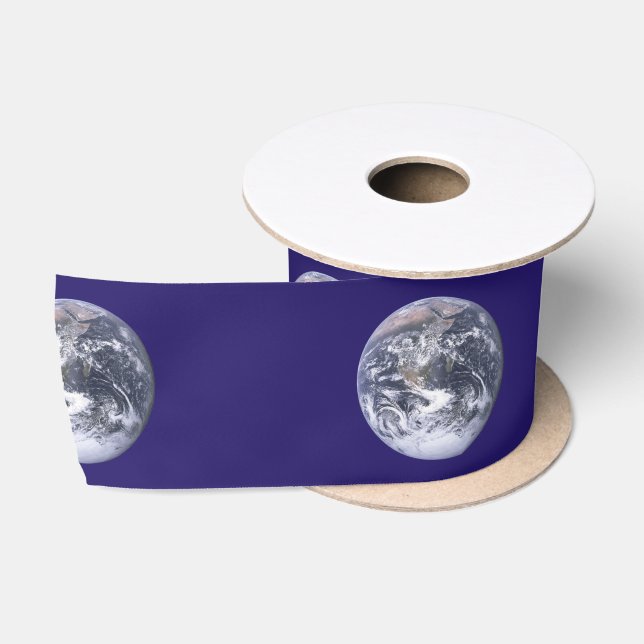 Earth Day Flag Satin Ribbon (Spool)
