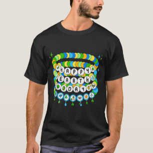 Earth day friendship bracelet save the planet kids T-Shirt