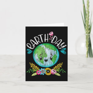 Earth Day Funny Graphic Shirt Cute Earth Day For K Card