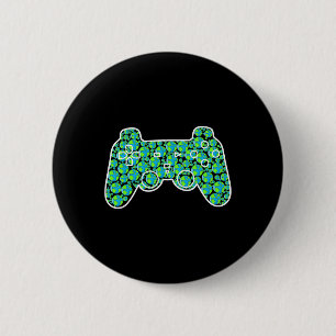 Earth Day Gaming Funny Earth Day Boys Kids Toddler 6 Cm Round Badge