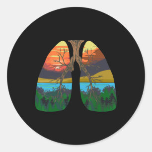 Earth Day Gift Environmental Nature Lover Classic Round Sticker