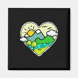 Earth Day Gift Men Women - Save The Planet Environ Magnet
