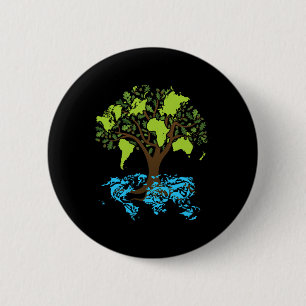 Earth Day Gifts Ecology Environmental Science 6 Cm Round Badge