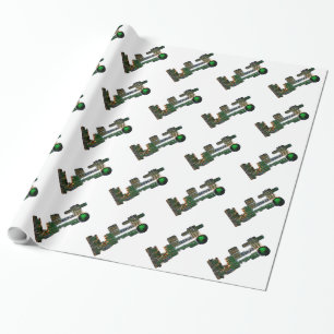 Earth Day Go Green Wrapping Paper