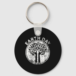 Earth Day Hands Tree Lover Nature Planet Science  Key Ring