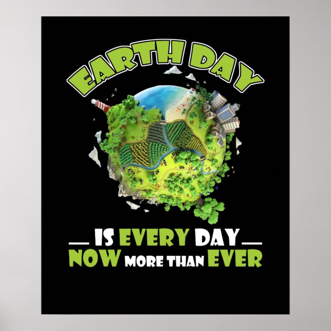 Earth Day is EVERY day Poster (Front)