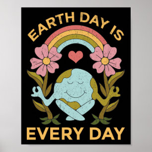 Earth Day Is Every Day Stop Global Warming  Poster