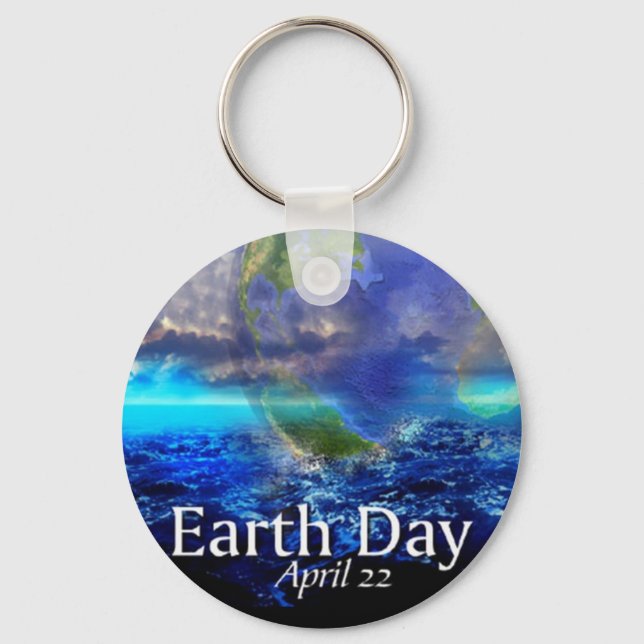 Earth Day Key Ring (Front)