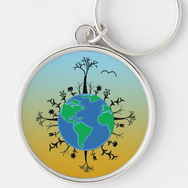 Earth Day Key Ring (Front)