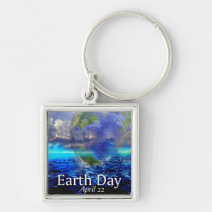 Earth Day Key Ring