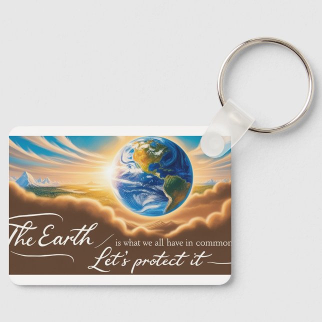 Earth day Keychain (Front)