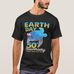 Earth Day  Kids Men Women Planet Earth 50th Annive T-Shirt
