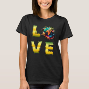 Earth Day LOVE climate friendly Earth Protection 2 T-Shirt
