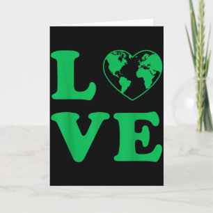 Earth Day Love Floral Earth Day Everyday Save The Card