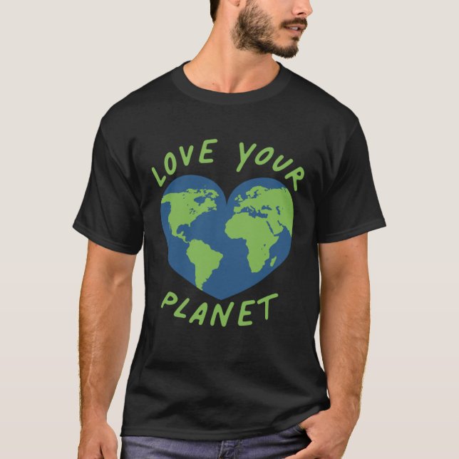 Earth Day Love Your Planet Enviromental Pullover H (Front)