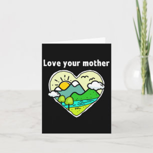 Earth Day Men Women Kids Planet Earth Anniversary Card
