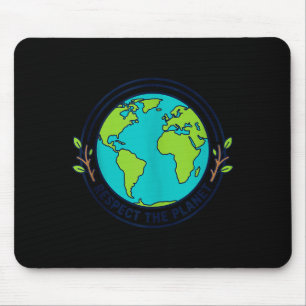 Earth day nature love eco friendly environmental mouse pad