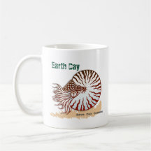 Earth Day Nautilus Coffee Mug