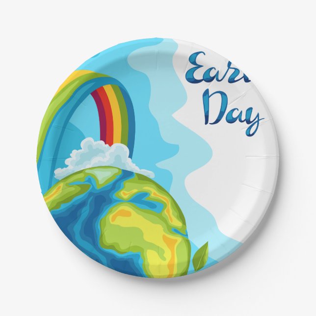 Earth Day Paper Plate (Front)